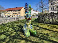 Peter Blei auf Osterspaziergang Bild: Peter Blei auf Osterspaziergang
