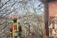 Starke Rauchentwicklung auf dem Gelände des alten Gaswerks rief gestern die Feuerwehr auf den Plan Bild: Starke Rauchentwicklung auf dem Gelände des alten Gaswerks rief gestern die Feuerwehr auf den Plan