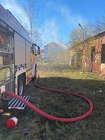 Starke Rauchentwicklung auf dem Gelände des alten Gaswerks rief gestern die Feuerwehr auf den Plan Bild: Starke Rauchentwicklung auf dem Gelände des alten Gaswerks rief gestern die Feuerwehr auf den Plan