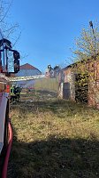 Starke Rauchentwicklung auf dem Gelände des alten Gaswerks rief gestern die Feuerwehr auf den Plan Bild: Starke Rauchentwicklung auf dem Gelände des alten Gaswerks rief gestern die Feuerwehr auf den Plan