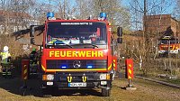 Feuerwehren auf Gelände des alten Gaswerkes im Einsatz Bild: Feuerwehren auf Gelände des alten Gaswerkes im Einsatz