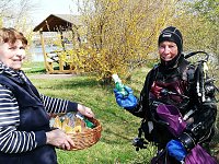 Bild: Friedenstauchen am Kiesschacht