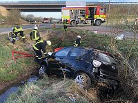 Unfall bei Großwechsungen Bild: Unfall bei Großwechsungen