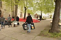 Bild: B&uuml;cherflohmarkt auf dem Blasii-Kirchplatz