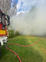 Bild: Feuer beim Kanu-Sport-Verein