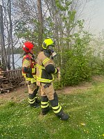 Bild: Feuer beim Kanu-Sport-Verein