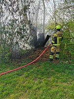 Bild: Feuer beim Kanu-Sport-Verein