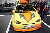 Bild: Peter Blei unterwegs auf der Erfurter Automobilmesse