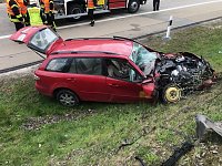 Bild: Unfall auf der A 38