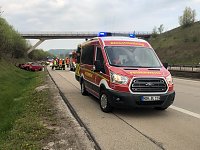 Bild: Unfall auf der A 38