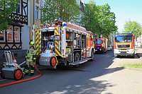 Dachgeschosswohnung ausgebrannt Bild: Dachgeschosswohnung ausgebrannt