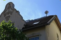 Dachgeschosswohnung ausgebrannt Bild: Dachgeschosswohnung ausgebrannt