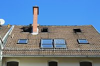 Dachgeschosswohnung ausgebrannt Bild: Dachgeschosswohnung ausgebrannt