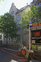 Dachgeschosswohnung ausgebrannt Bild: Dachgeschosswohnung ausgebrannt