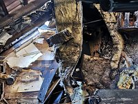 Dachgeschosswohnung ausgebrannt Bild: Dachgeschosswohnung ausgebrannt