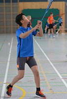 Bild: Die Badminton-Sparte des LV Altstadt bei den Bezirksmeisterschaften