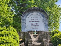 Bild: Peter Blei unterwegs in der Klosterkirche Dietenborn