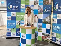 Bild: Einweihung des WBGreenOne in der Stolberger Stra&szlig;e
