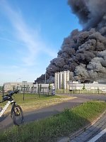 Rettungsarbeiten an der Bäckerei in Bleicherode Bild: Rettungsarbeiten an der Bäckerei in Bleicherode