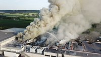 Bild: Gro&szlig;brand bei Panem in Bleicherode