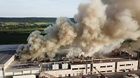Bild: Gro&szlig;brand bei Panem in Bleicherode