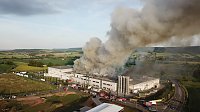 Bild: Gro&szlig;brand bei Panem in Bleicherode