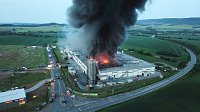 Bild: Gro&szlig;brand bei Panem in Bleicherode