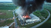 Bild: Gro&szlig;brand bei Panem in Bleicherode
