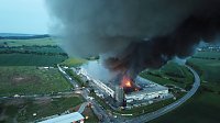 Bild: Gro&szlig;brand bei Panem in Bleicherode