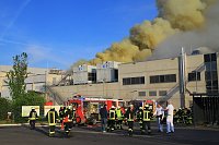 Bild: Gro&szlig;brand bei Panem in Bleicherode