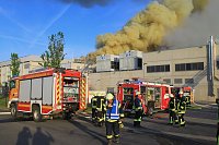 Bild: Gro&szlig;brand bei Panem in Bleicherode