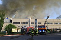 Bild: Gro&szlig;brand bei Panem in Bleicherode