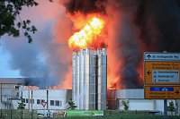 Bild: Gro&szlig;brand bei Panem in Bleicherode