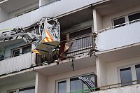 Bild: Wohnungsbrand am Nachmittag