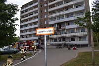 Bild: Wohnungsbrand am Nachmittag