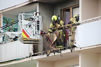 Bild: Balkonbrand in Nordhausen