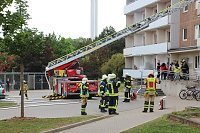 Bild: Balkonbrand in Nordhausen