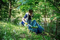 Aufräum-Aktion der Humbolt-Schüler im Stadtpark Bild: Aufräum-Aktion der Humbolt-Schüler im Stadtpark
