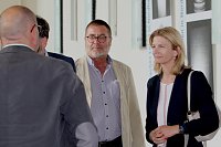 Ausstellungseröffnung gestern Nachmittag im Huis de Graise Bild: Ausstellungseröffnung gestern Nachmittag im Huis de Graise