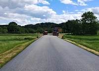 Bild: Kreisstra&szlig;e K 15 nach der Ashaltierung