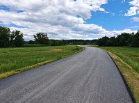 Bild: Kreisstra&szlig;e K 15 nach der Ashaltierung