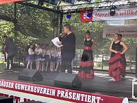 Bild: Die Eleven des Tanzstudios Radeva beim Weinfest am Rathaus 