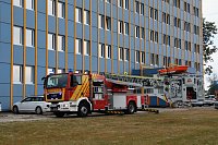 Auf dem Schachtbaugelände fand heute eine Großübung von Feuerwehr und Rettungskräften statt Bild: Auf dem Schachtbaugelände fand heute eine Großübung von Feuerwehr und Rettungskräften statt