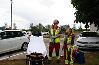 Auf dem Schachtbaugelände fand heute eine Großübung von Feuerwehr und Rettungskräften statt Bild: Auf dem Schachtbaugelände fand heute eine Großübung von Feuerwehr und Rettungskräften statt