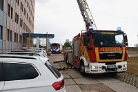 Auf dem Schachtbaugelände fand heute eine Großübung von Feuerwehr und Rettungskräften statt Bild: Auf dem Schachtbaugelände fand heute eine Großübung von Feuerwehr und Rettungskräften statt