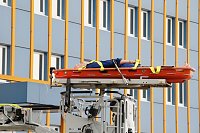 Auf dem Schachtbaugelände fand heute eine Großübung von Feuerwehr und Rettungskräften statt Bild: Auf dem Schachtbaugelände fand heute eine Großübung von Feuerwehr und Rettungskräften statt