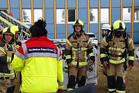 Auf dem Schachtbaugelände fand heute eine Großübung von Feuerwehr und Rettungskräften statt Bild: Auf dem Schachtbaugelände fand heute eine Großübung von Feuerwehr und Rettungskräften statt