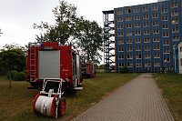 Auf dem Schachtbaugelände fand heute eine Großübung von Feuerwehr und Rettungskräften statt Bild: Auf dem Schachtbaugelände fand heute eine Großübung von Feuerwehr und Rettungskräften statt