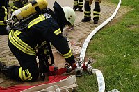 Auf dem Schachtbaugelände fand heute eine Großübung von Feuerwehr und Rettungskräften statt Bild: Auf dem Schachtbaugelände fand heute eine Großübung von Feuerwehr und Rettungskräften statt