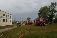 Auf dem Schachtbaugelände fand heute eine Großübung von Feuerwehr und Rettungskräften statt Bild: Auf dem Schachtbaugelände fand heute eine Großübung von Feuerwehr und Rettungskräften statt
